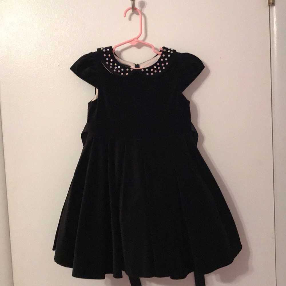 Biscotti Winter Collection Black Velvet Dress